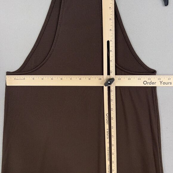 Free People Dress Womens Extra Small Java Salina Maxi Ribbed Halter FP Beach - Picture 12 of 16